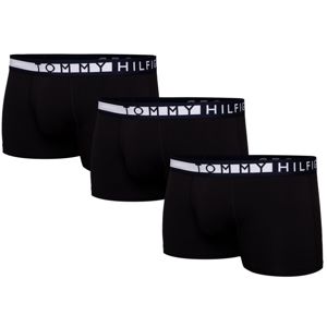 Tommy Hilfiger pánské černé boxerky 3 pack - S (0R9)